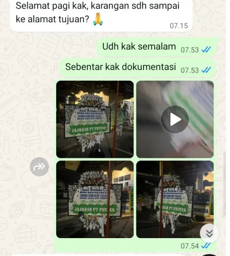 Pengiriman Papan Bunga Selamat Kedung