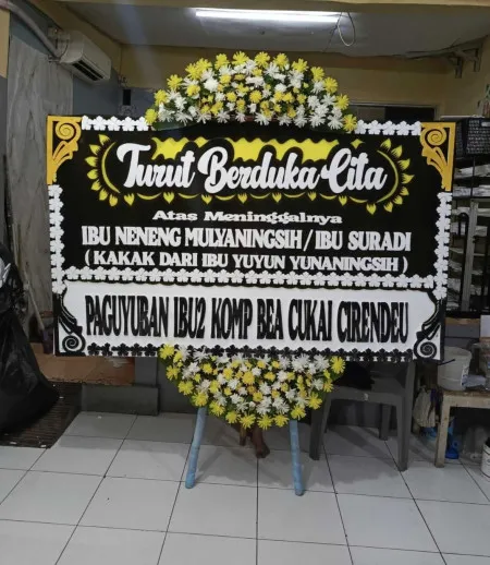 Papan Bunga Duka Kedung